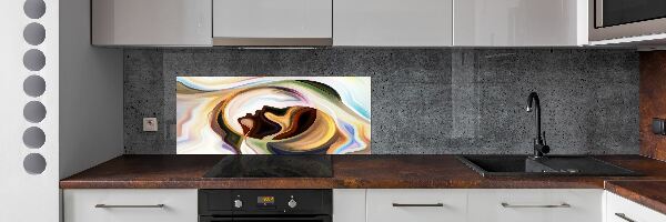 Cooker splashback Abstraction