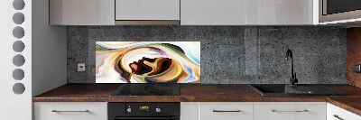 Cooker splashback Abstraction