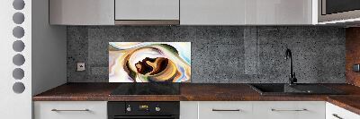 Cooker splashback Abstraction