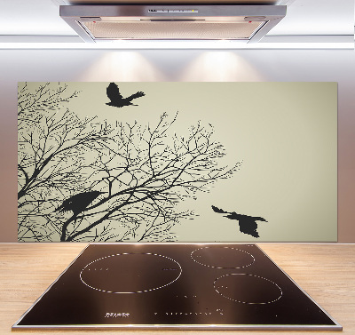 Cooker splashback Crows