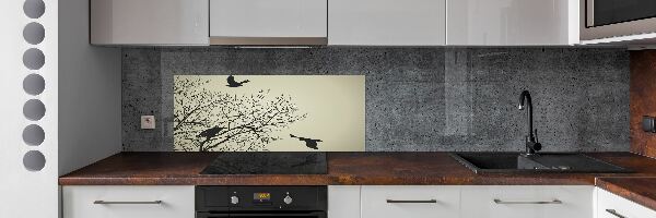 Cooker splashback Crows