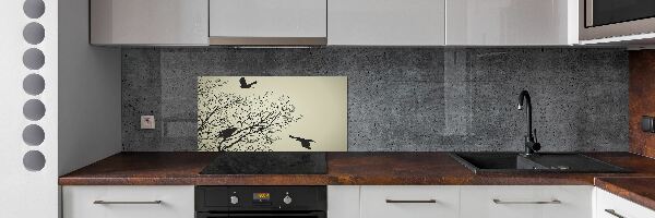 Cooker splashback Crows