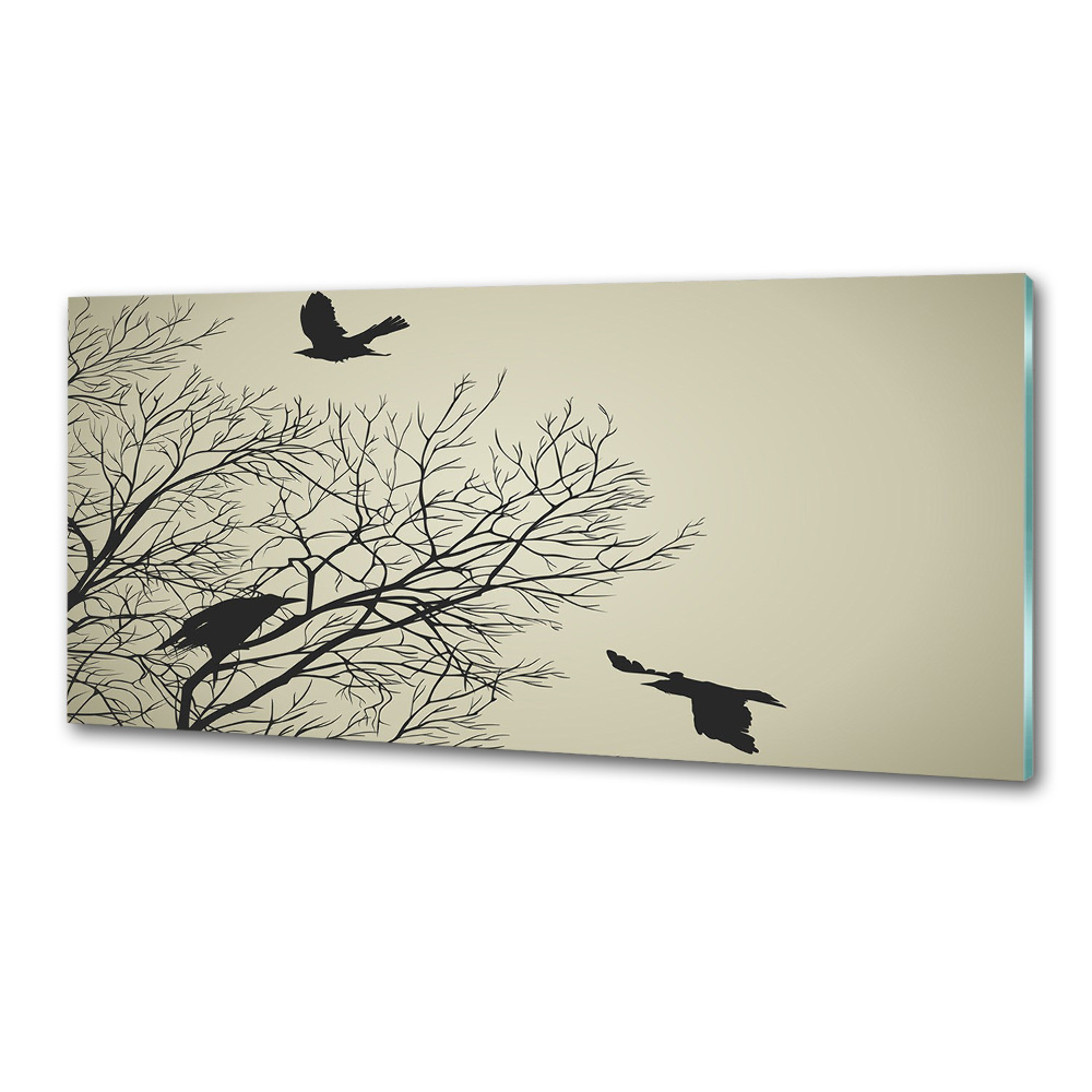 Cooker splashback Crows