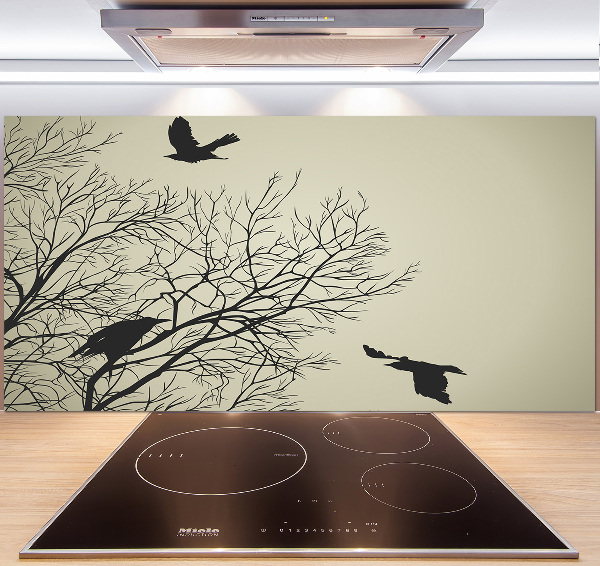 Cooker splashback Crows