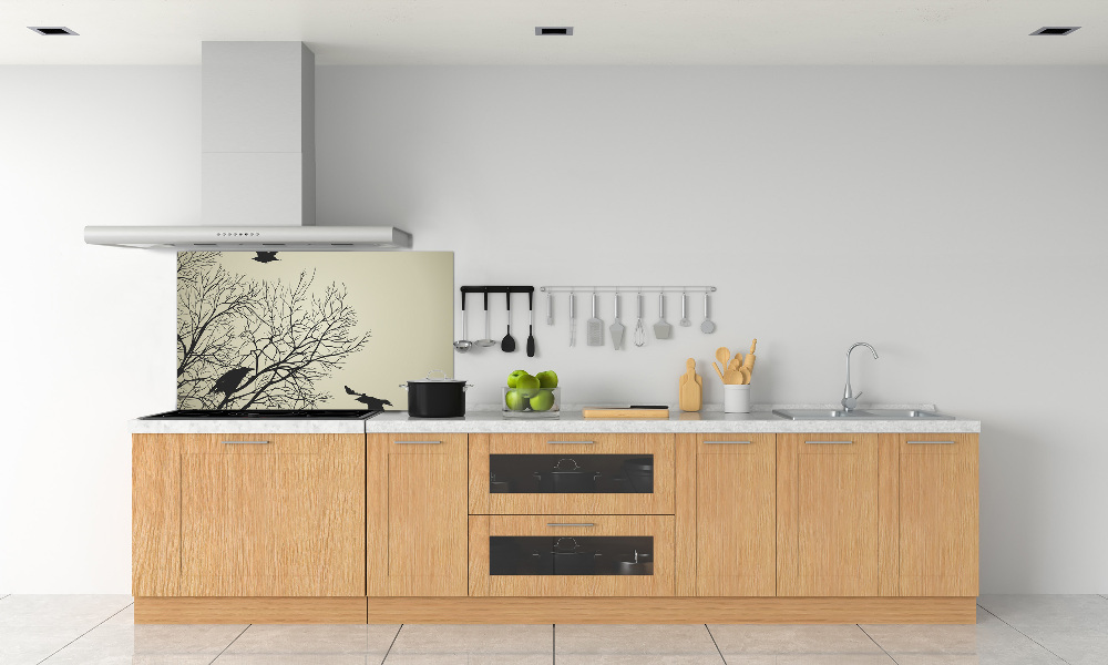 Cooker splashback Crows