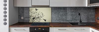 Cooker splashback Crows