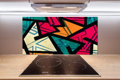 Cooker splashback Geometric background