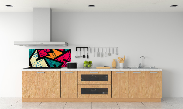 Cooker splashback Geometric background