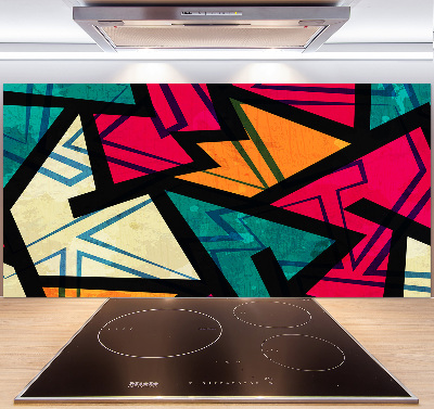 Cooker splashback Geometric background