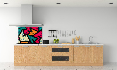 Cooker splashback Geometric background