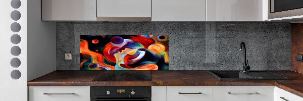 Cooker splashback Abstraction