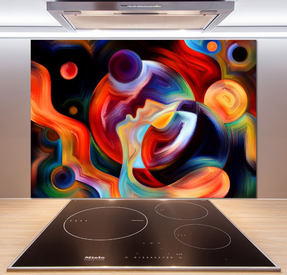 Cooker splashback Abstraction