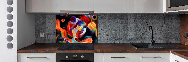 Cooker splashback Abstraction