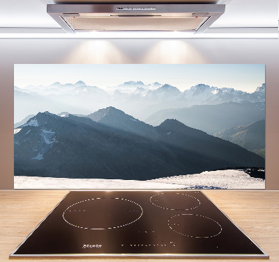 Cooker splashback Mountain peaks