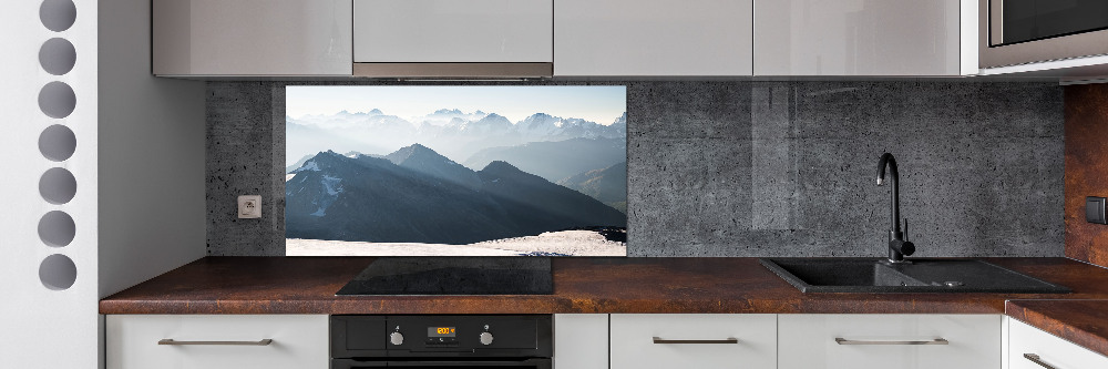 Cooker splashback Mountain peaks