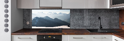 Cooker splashback Mountain peaks