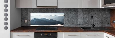 Cooker splashback Mountain peaks