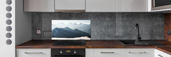 Cooker splashback Mountain peaks