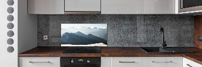 Cooker splashback Mountain peaks