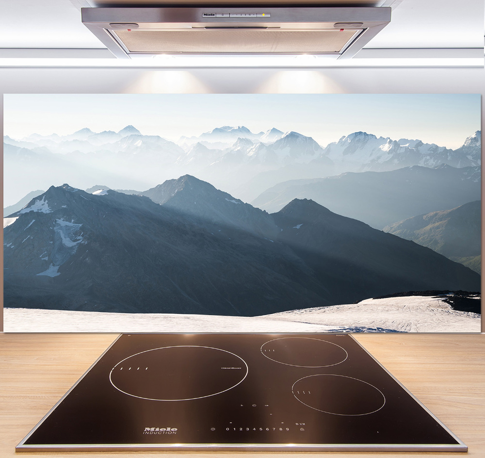 Cooker splashback Mountain peaks