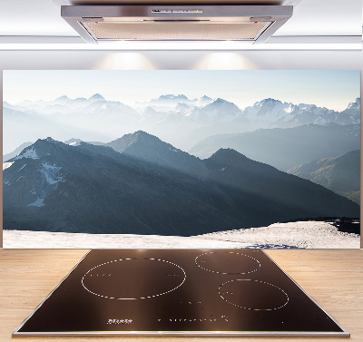 Cooker splashback Mountain peaks