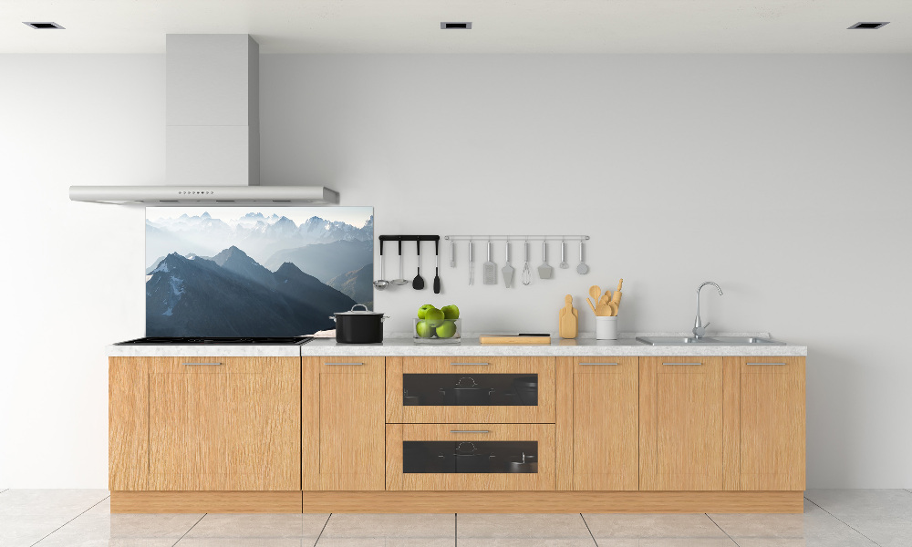 Cooker splashback Mountain peaks