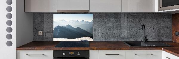 Cooker splashback Mountain peaks