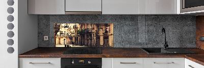 Cooker splashback Barcelona streets