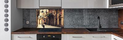 Cooker splashback Barcelona streets