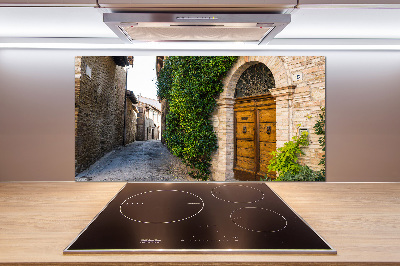 Cooker splashback Charming street