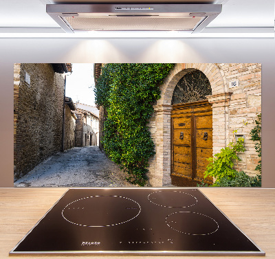 Cooker splashback Charming street