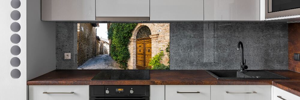 Cooker splashback Charming street