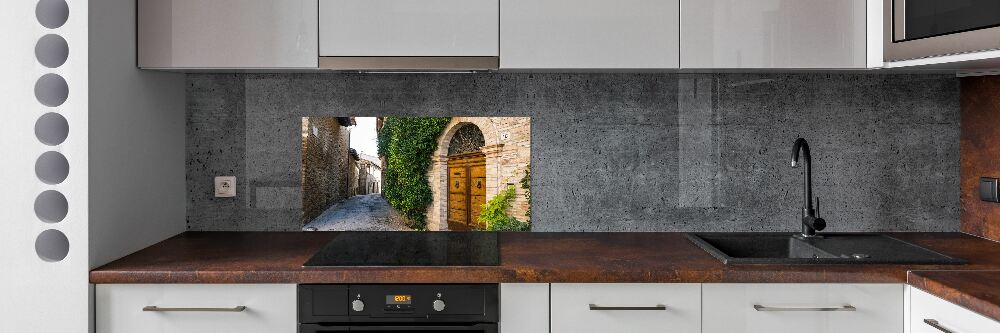 Cooker splashback Charming street