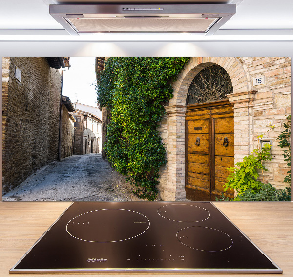 Cooker splashback Charming street