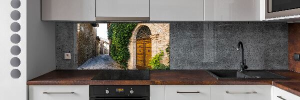 Cooker splashback Charming street