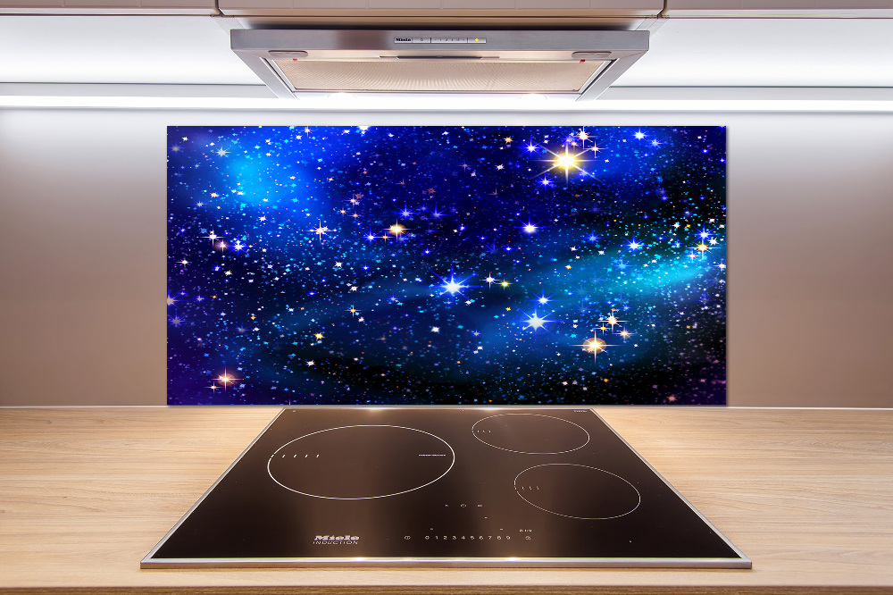 Cooker splashback Starry sky