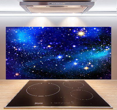 Cooker splashback Starry sky