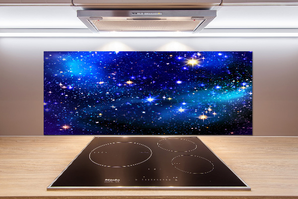 Cooker splashback Starry sky