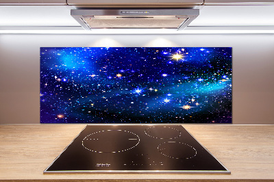 Cooker splashback Starry sky