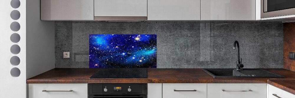 Cooker splashback Starry sky