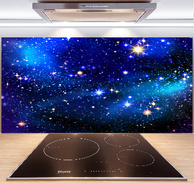 Cooker splashback Starry sky