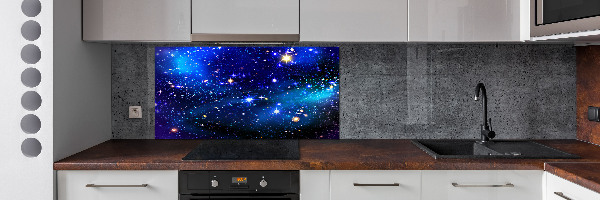 Cooker splashback Starry sky