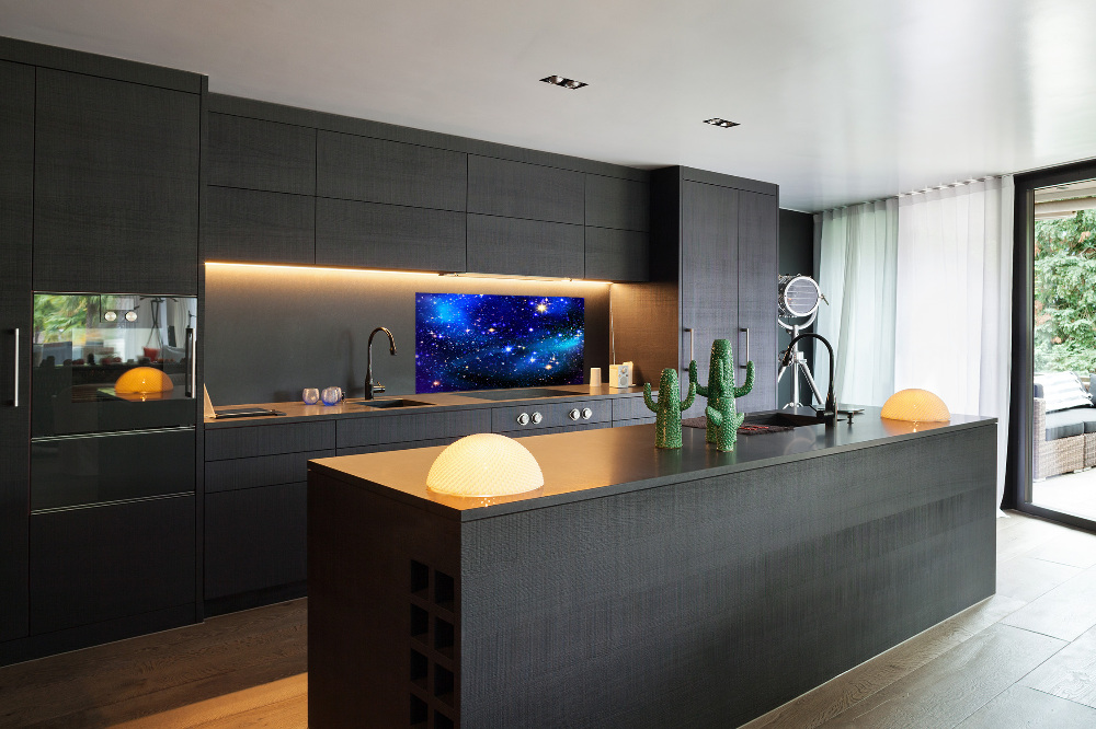 Cooker splashback Starry sky