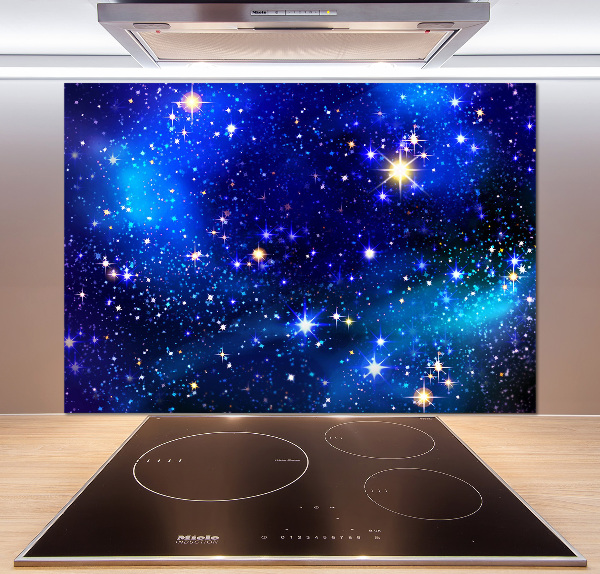 Cooker splashback Starry sky