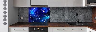 Cooker splashback Starry sky