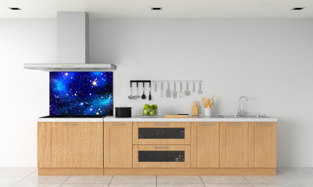 Cooker splashback Starry sky