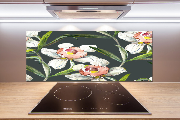 Kitchen splashback Floral pattern