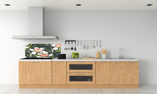 Kitchen splashback Floral pattern