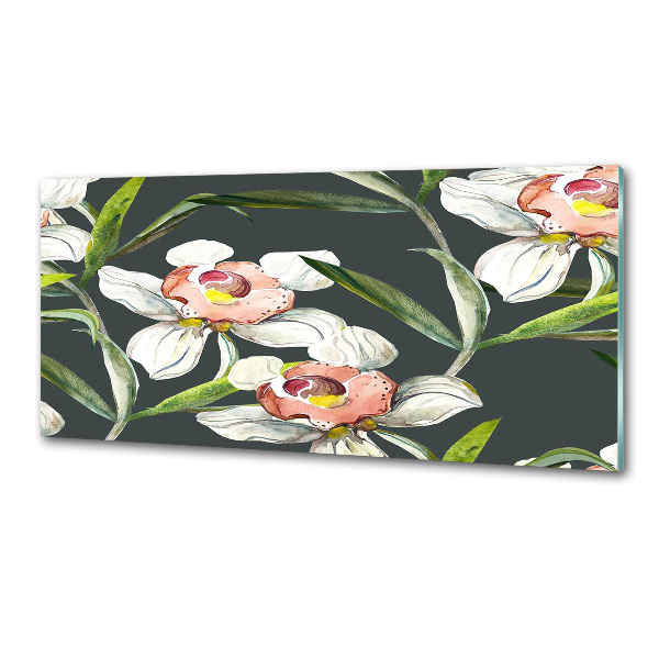 Kitchen splashback Floral pattern