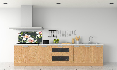 Kitchen splashback Floral pattern